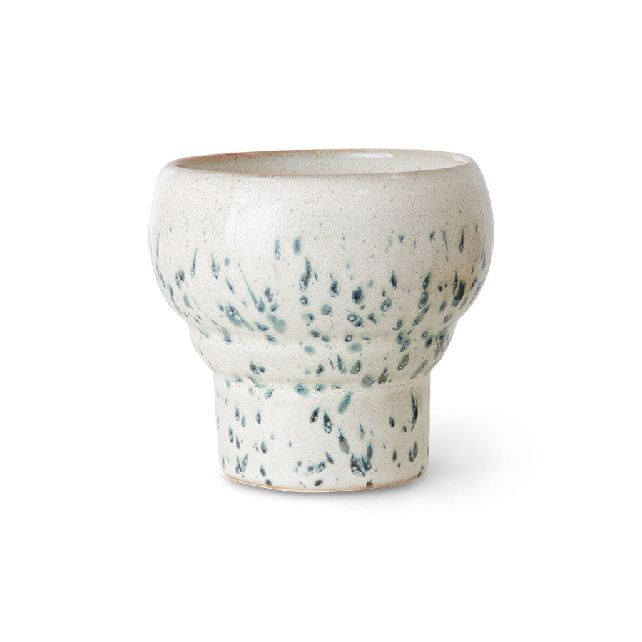 70S CERAMICS: LUNGO MUGS, CORAL SET OF 2