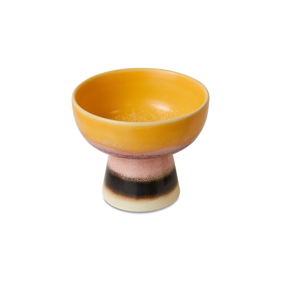 70's CERAMICS TAPAS BOWL ON BASE SUNSHADE , S