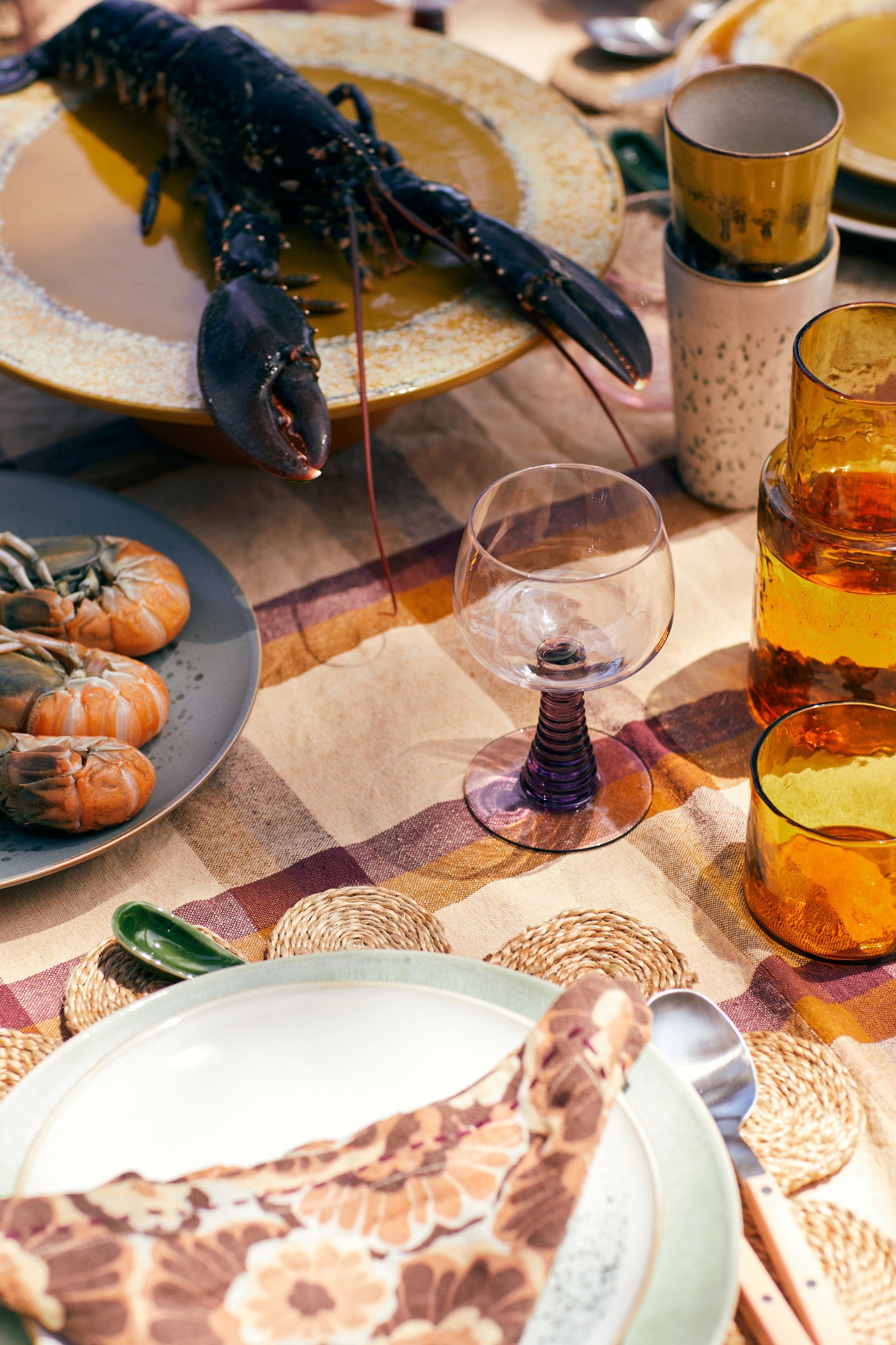 70S CERAMICS LATTE MUGS, BRINE (SET OF 2)