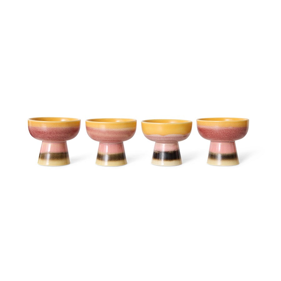 70's CERAMICS TAPAS BOWL ON BASE SUNSHADE , S