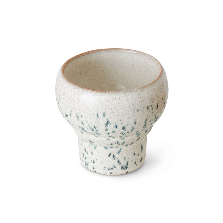 70S CERAMICS:  LUNGO MUGS, CORAL (SET OF 2)