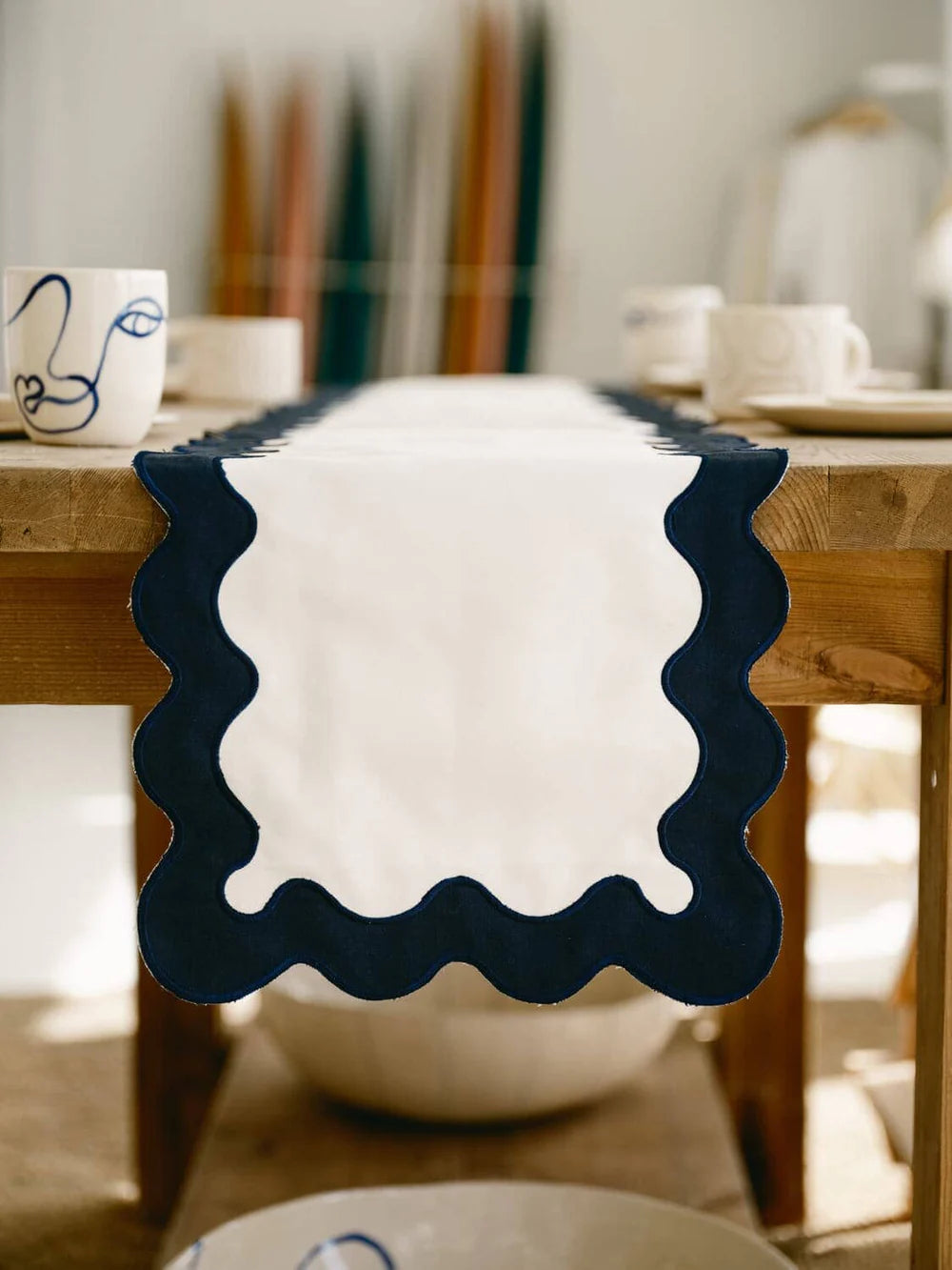 THE TABLE RUNNER - RIVIE WHITE