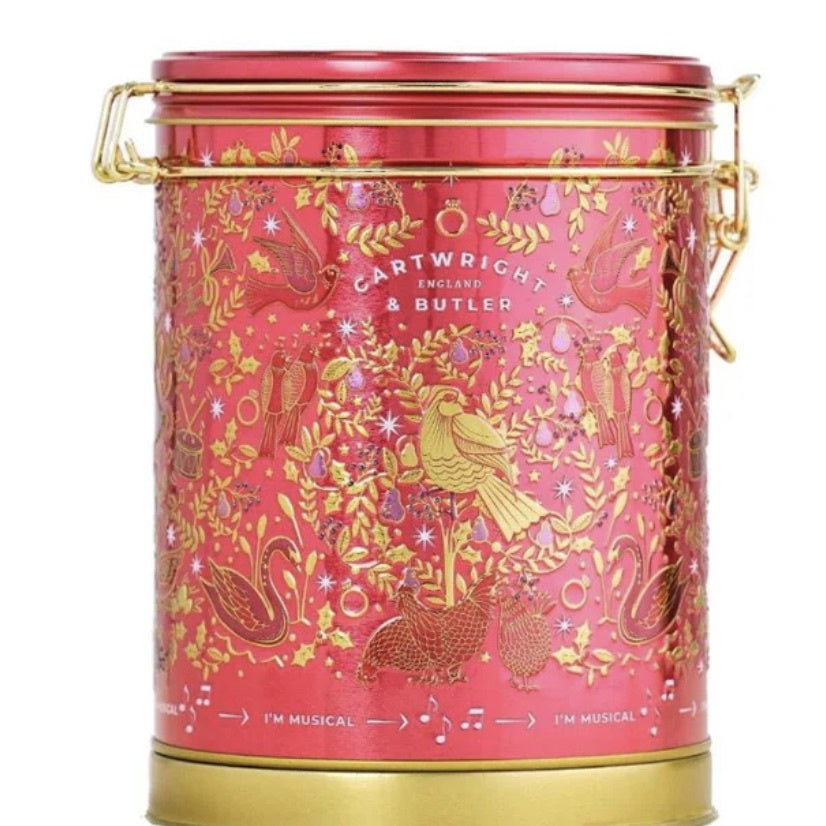 12 DAYS OF CHRISTMAS: MUSICAL BISCUIT BARREL SELECTION TIN