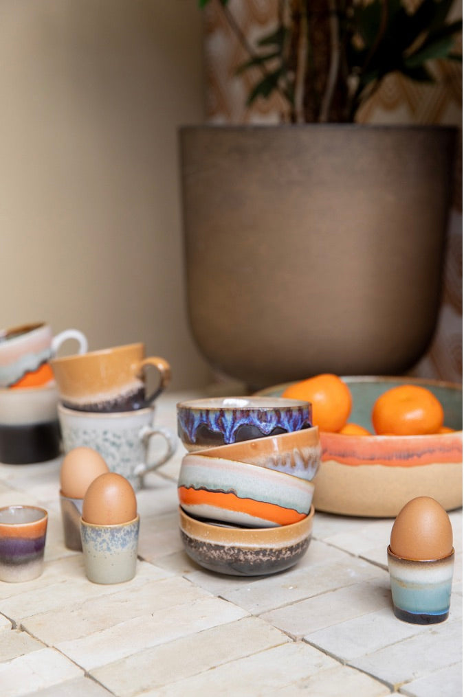 70's CERAMICS TAPAS BOWLS CRYSTAL - SET OF 4