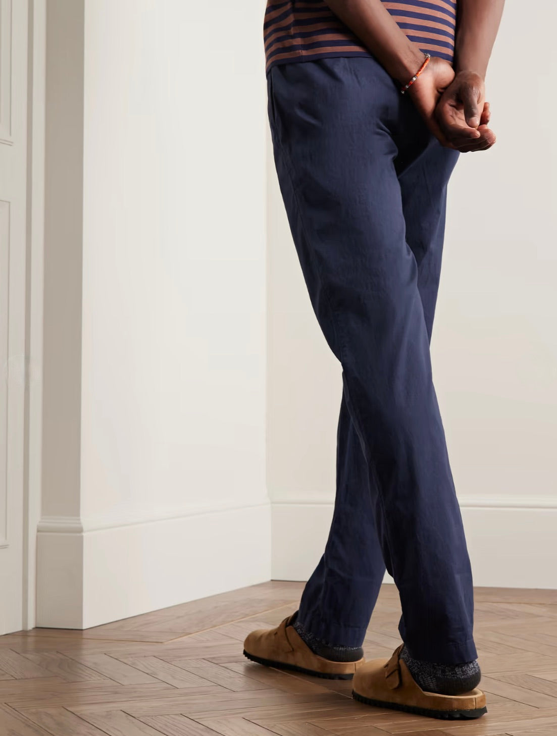 MEN WOVEN PANTS|TANKER|COBALT