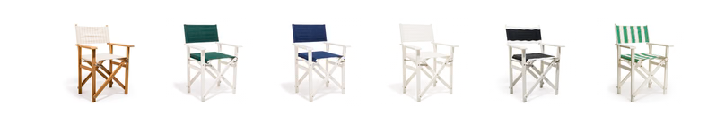 THE DIRECTORS CHAIR - MONACO NATURAL STRIPE | On Order