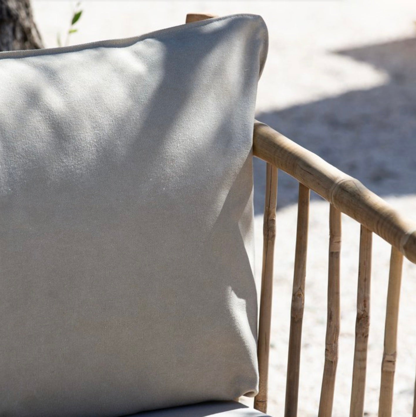 BAMBOO CHAIR | SAND CUSHION | On Order