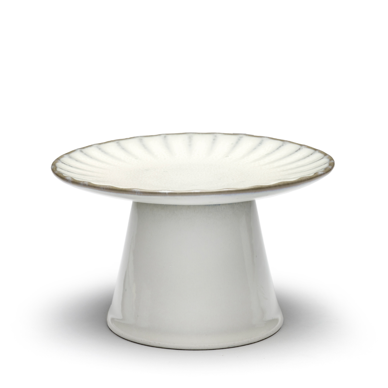CAKE STAND S WHITE INKU