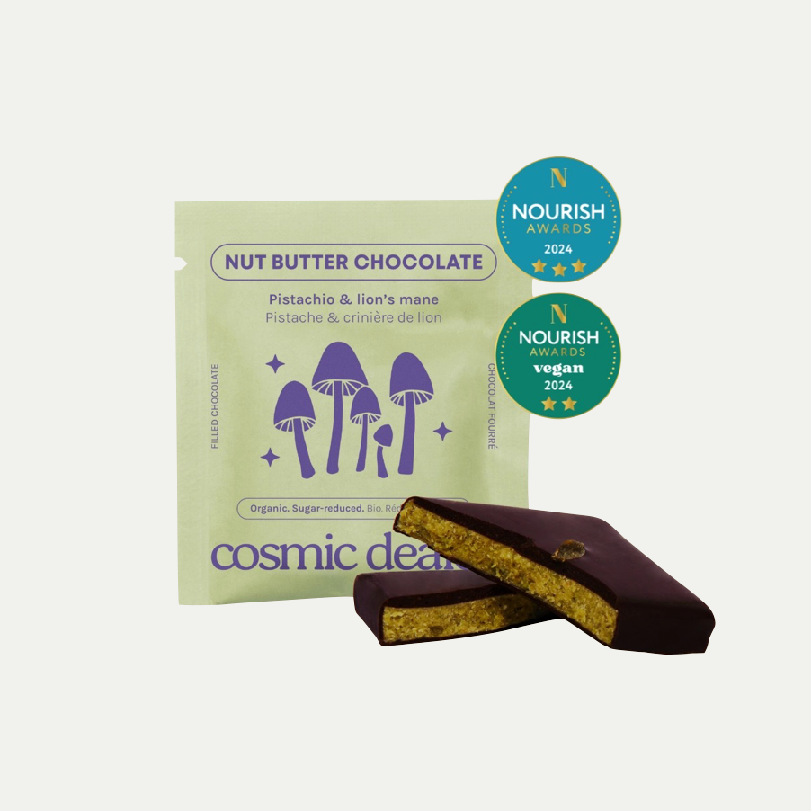 SINGLE NUT BUTTER CHOCOLATE | PISTACHIO & LION'S MANE