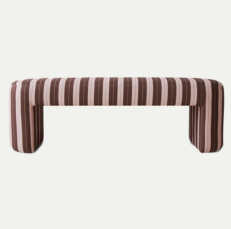 LOBBY BENCH STRIPED | On Order