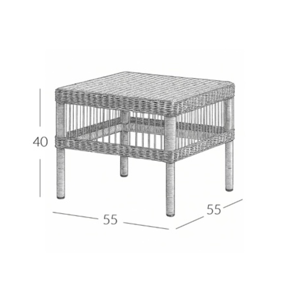 LOUNGE TABLE | POLYRATTAN | On Order