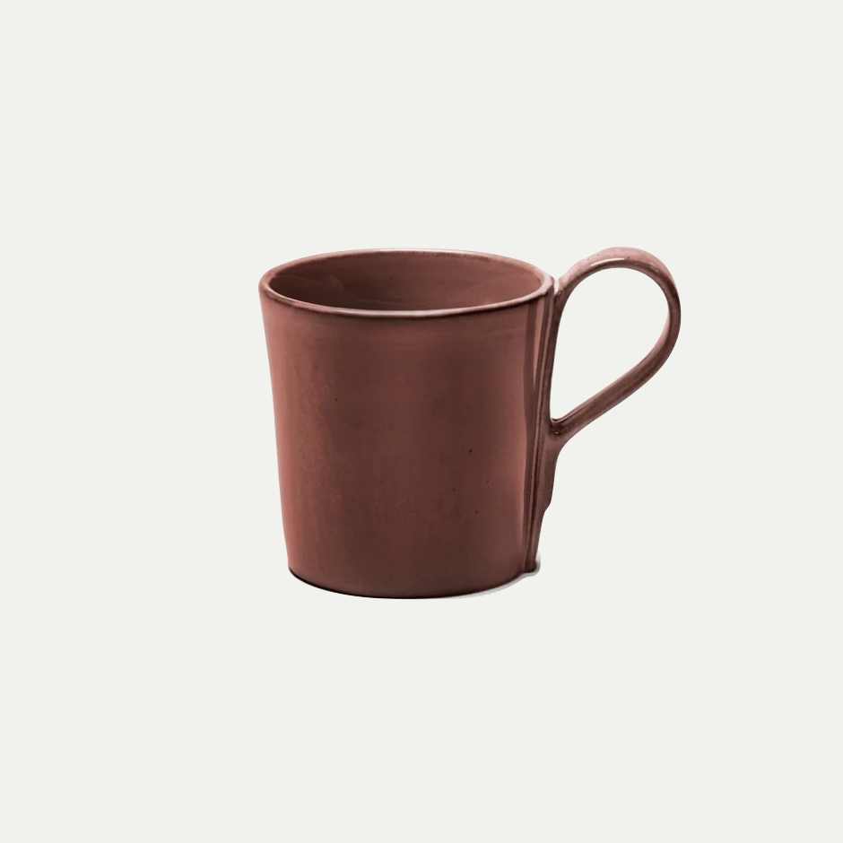 COFFEE CUP HANDLE VENETIAN RED LA MERE