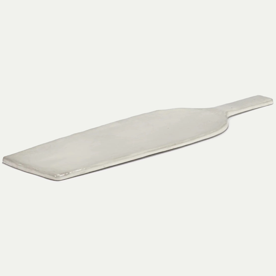 SERVING PLATE RECTANGULAR OFF-WHITE LA MERE