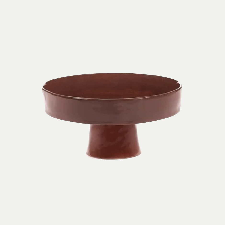 DEEP PLATE FOOT L - VENETIAN RED LA MERE