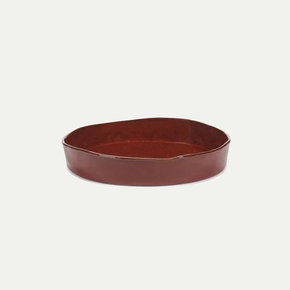 DEEP PLATE S VENETIAN RED LA MERE