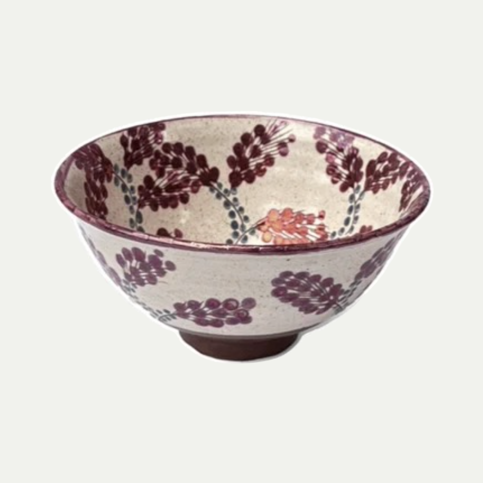 METALLIC GRAPEVINE DEEP BOWL | 22CM