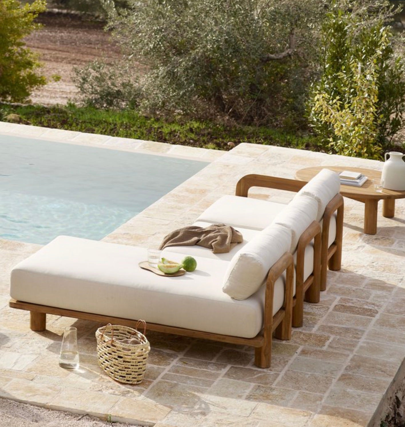 MODULE | RECYCLED TEAK | LONG | On Order