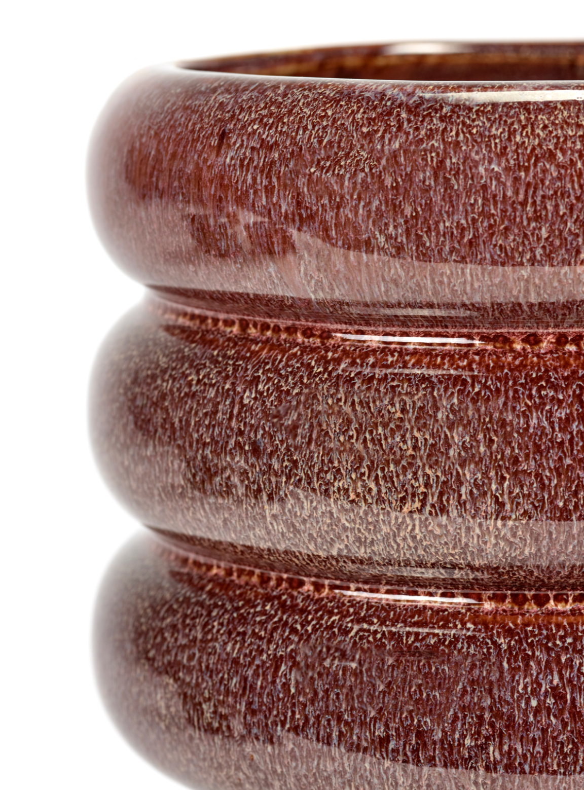 FLOWER POT AUBERGINE SIXTIES