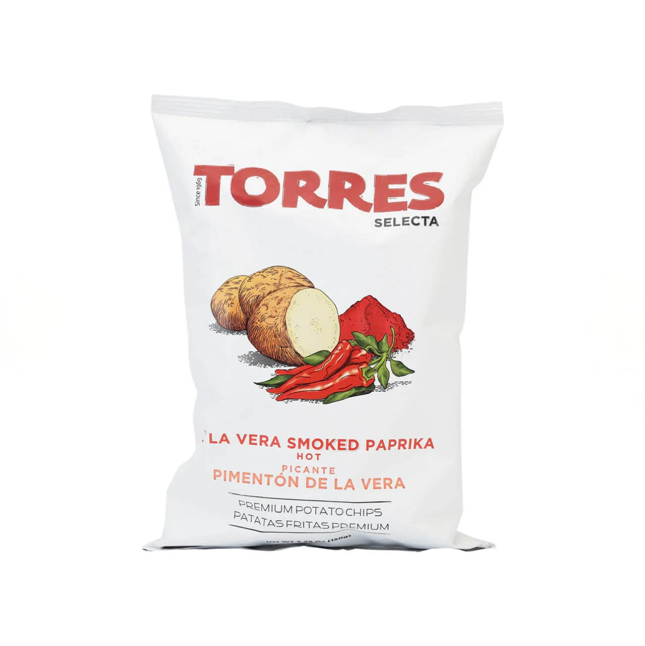 TORRES POTATO CHIPS SMOKED PAPRICA