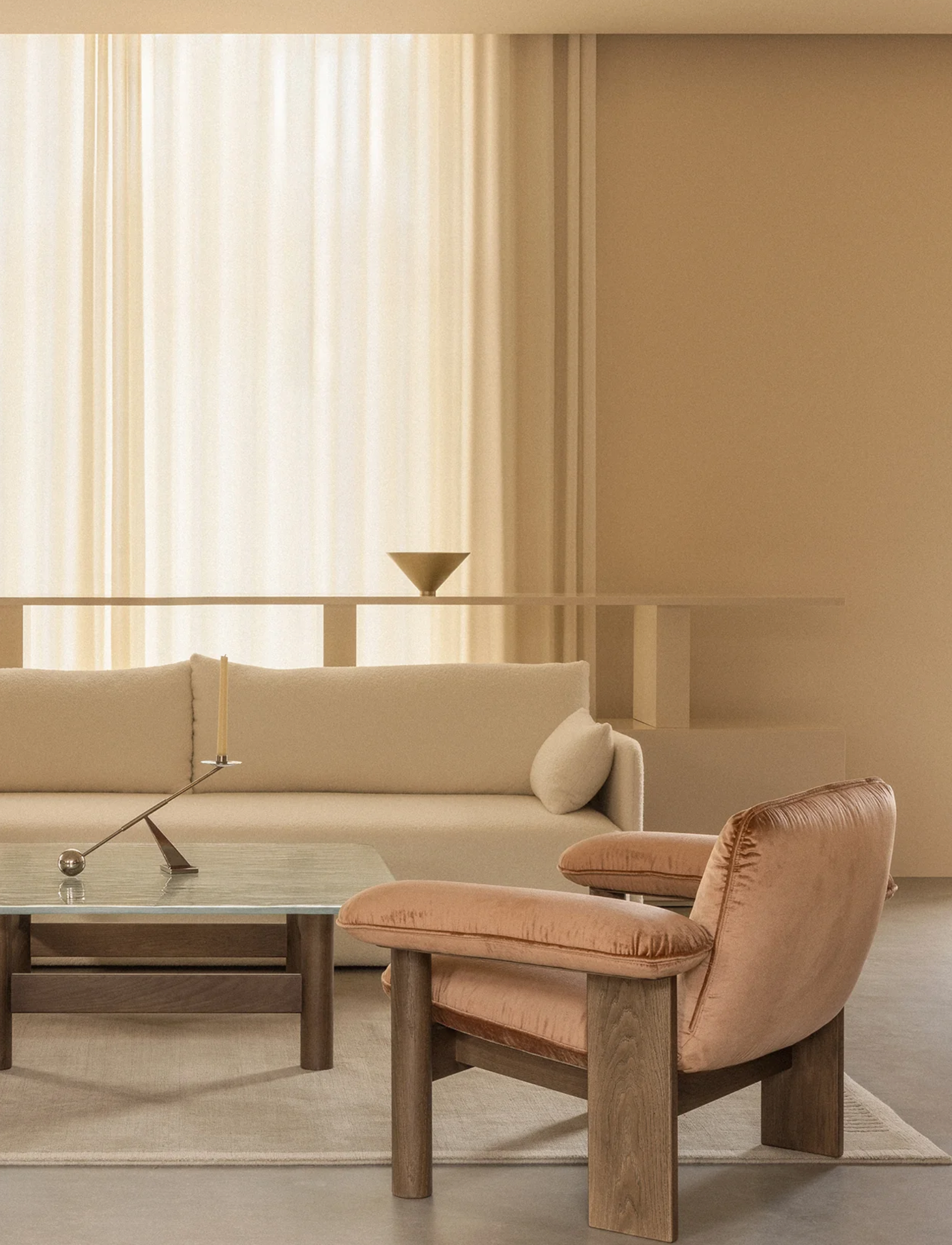 BRASILIA LOUNGE CHAIR, LOW BACK, TEXTILE | On Order