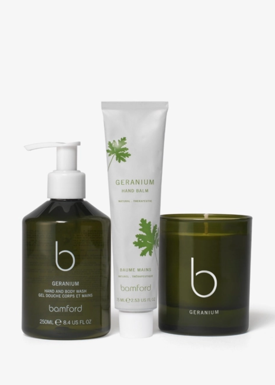 GERANIUM FAVORITES CHRISTMAS GIFT SET
