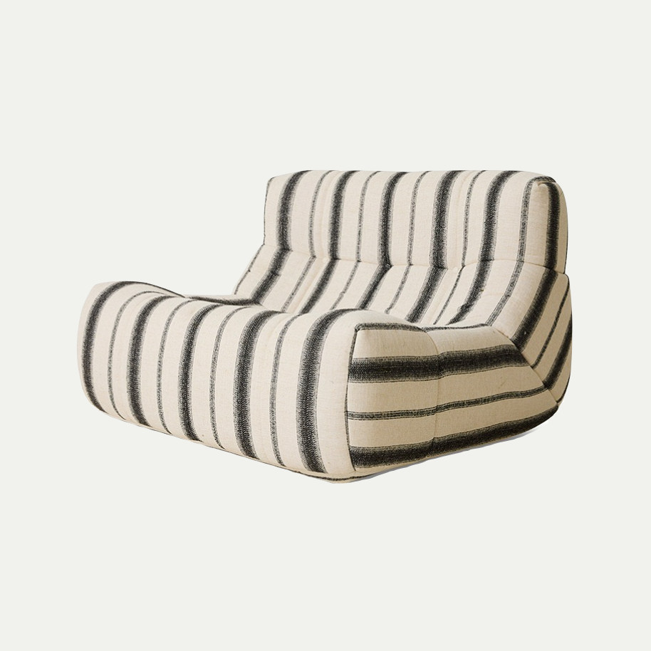 LAZY LOUNGE CHAIR OUTDOOR CHALKSTRIPE | On Order