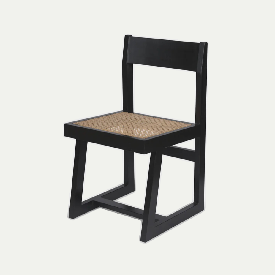 BOX CHAIR - CHARCOAL BLACK