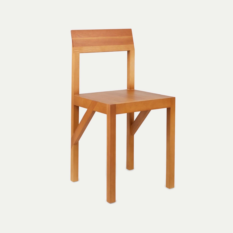 BRACKET CHAIR – WARM BROWN PINE | On Order