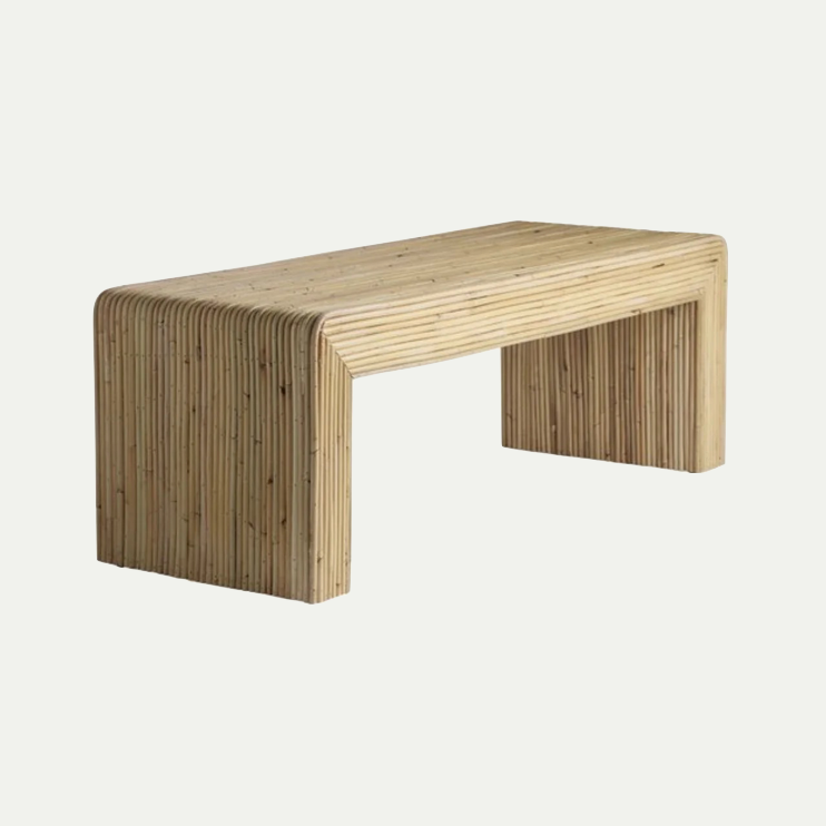 LOUNGE TABLE | RATTAN | VIVATABLE-LOW | H 35 CM