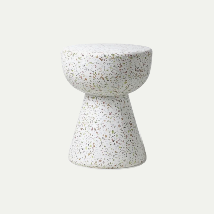 TERRAZZO SIDE TABLE ROUND