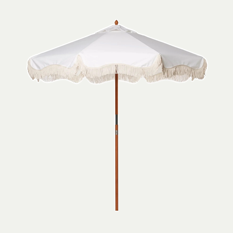 MARKET UMBRELLA - ANTIQUE WHITE