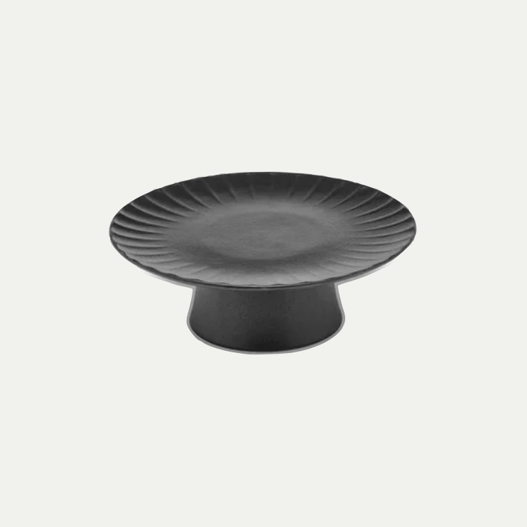CAKE STAND M BLACK INKU