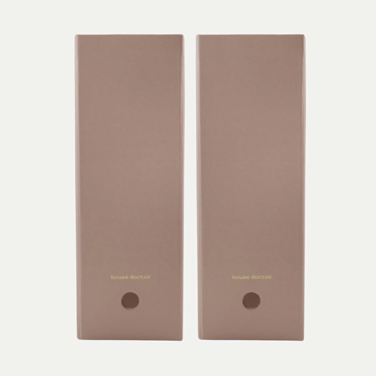 MAGAZINE HOLDER, HOLD, ROSE (SET OF 2)