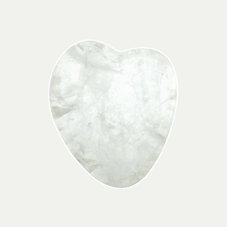 CLEAR QUARTZ CRYSTAL CHAKRA HEART