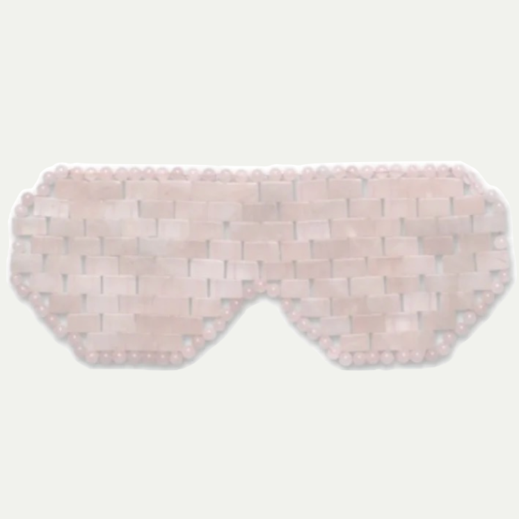 ISLA EYE MASK ROSE QUARTZ