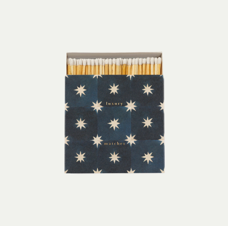 NAVY STAR TILE MATCHES BY WANDERLUST PAPER CO.