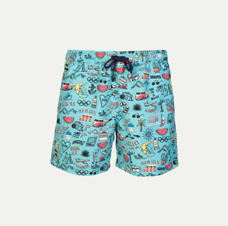GREECE I LOVE YOU - BOY'S SHORTS
