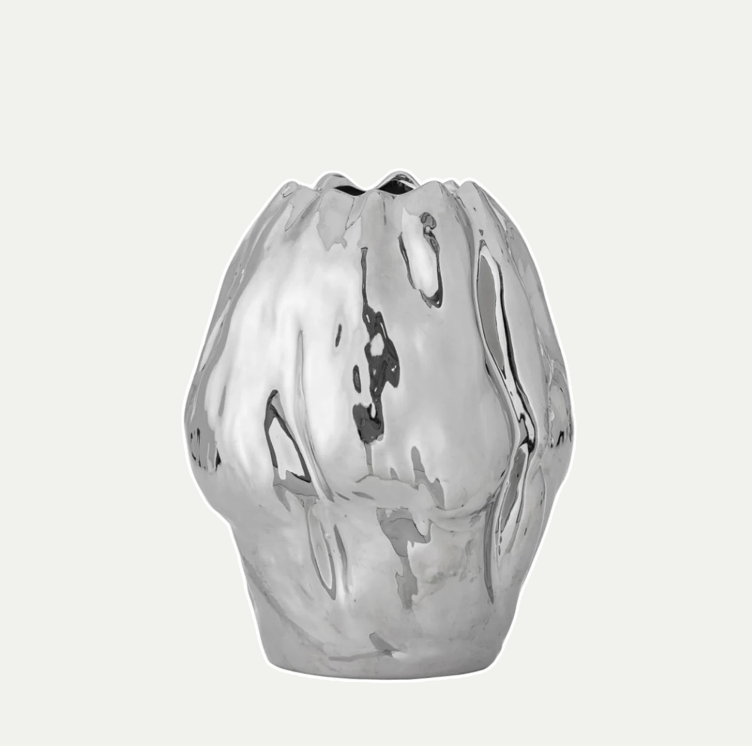BOBBY VASE SILVER