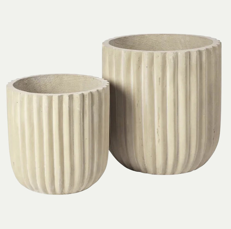 FIBER PLANTER BEIGE