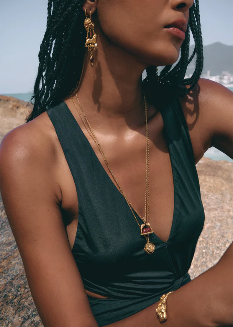 NECKLACE AYA LION AMULET