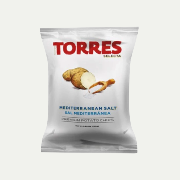 TORRES POTATO CHIPS MEDITERRENEAN SALT