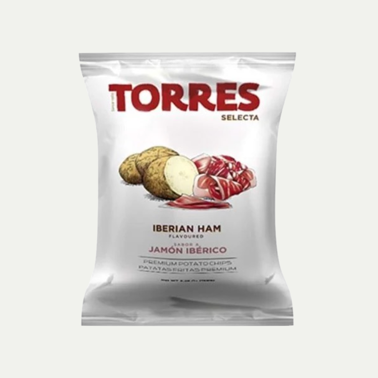 TORRES POTATO CHIPS IBERIAN HAM