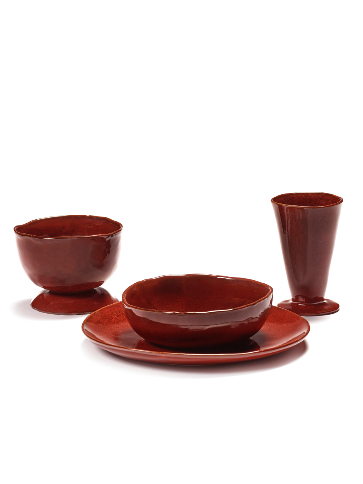 PLATE L VENETIAN RED LA MÈRE