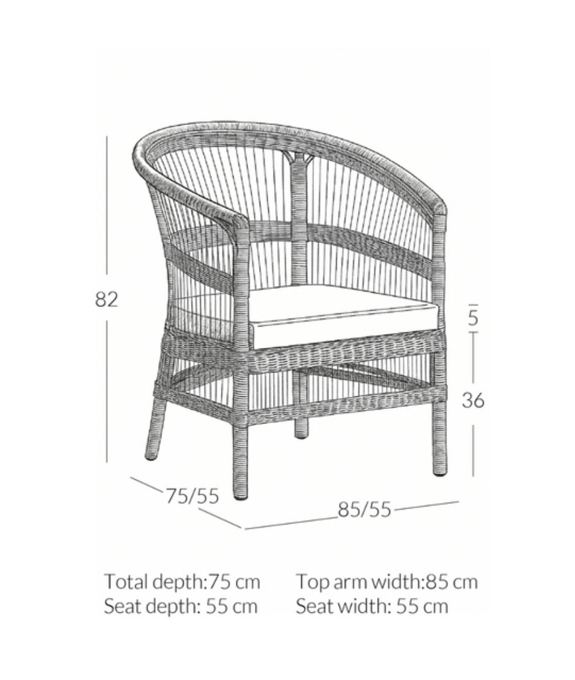 LOUNGE CHAIR | POLYRATTAN | On Order