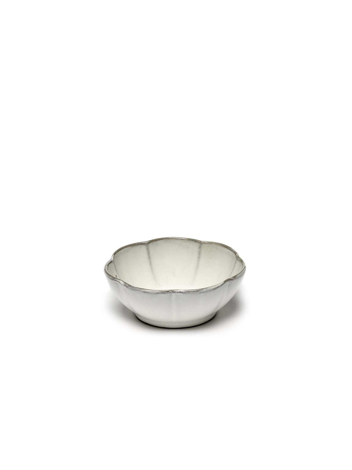 INKU BOWL RIBBED L - WHITE