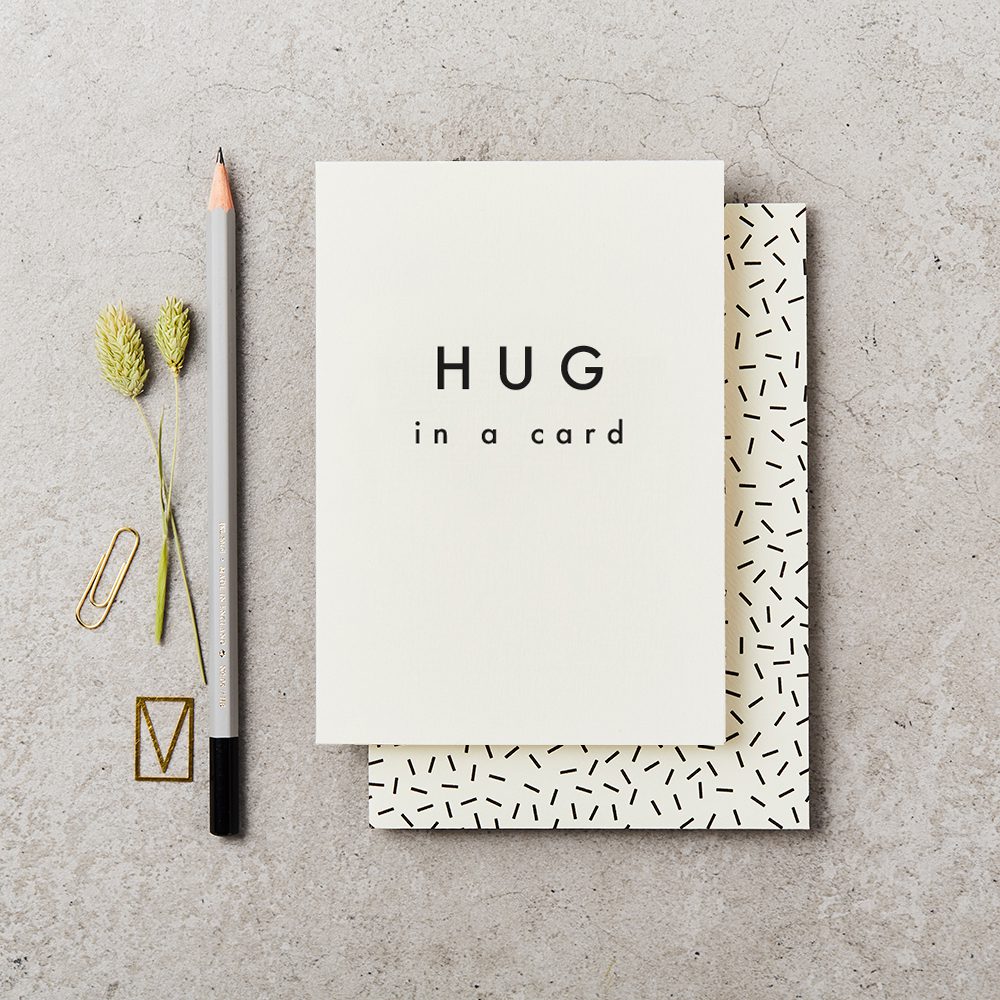 HUG IN A CARD