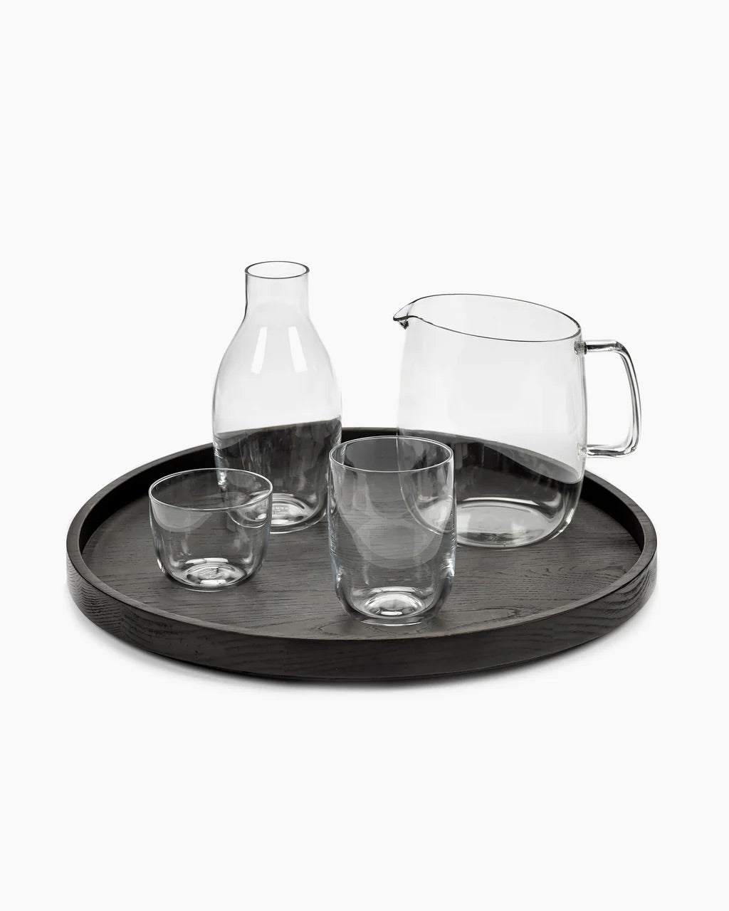 TRAY ROUND WOOD PASSÉ - PARTOUT