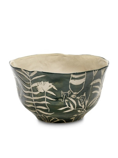 FLOWER POT 10 GREEN BEIGE