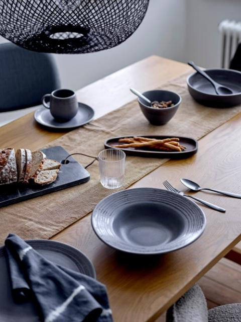 EFI SALAD SERVERS - BLACK (SET OF 2)