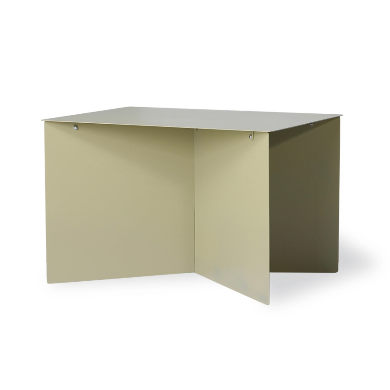 METAL SIDE TABLE RECTANGULAR OLIVE